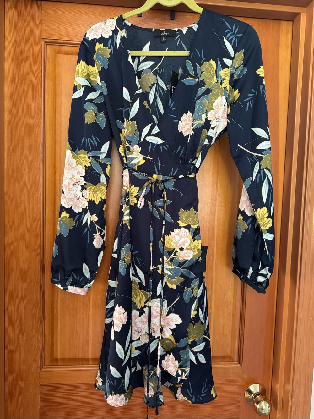 Lulu’s floral wrap dress.